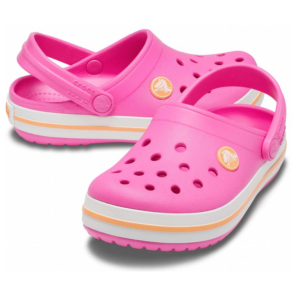 Pink Girls' Crocs Crocband™ Clogs | NZ 1548FDNM
